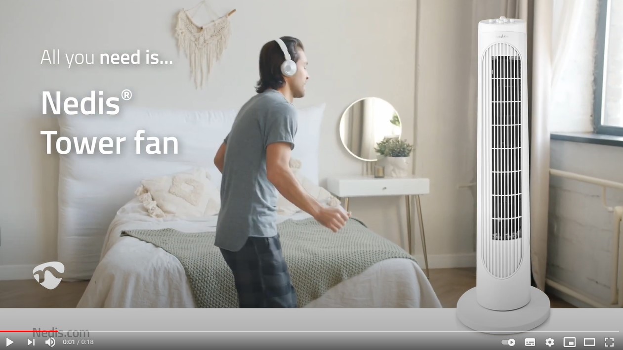 Nedis® Tower Fan USP Video